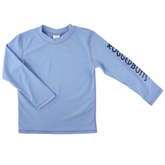 Rugged Butts Cornflower Logo Long Sleeve Rash Guard Size 6-12 Months - Picture 1 of 5